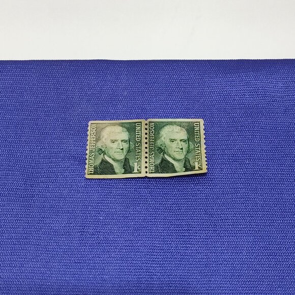 Thomas Jefferson 1968 1-Cent Prominent Americans Series U.S. #1278 RARE Green - Picture 1 of 2